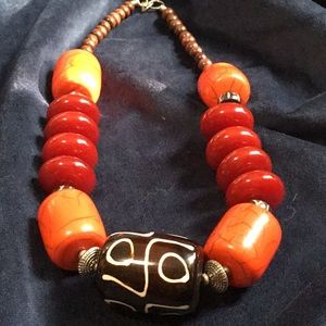 Multi color necklace